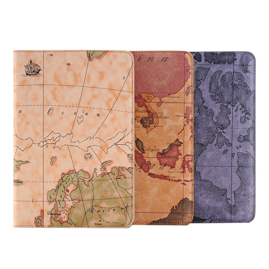 Map Pattern Horizontal Flip Leather Case with Holder & Card Slots & Wallet for iPad Pro 12.9 inch, Random Pattern Delivery, S-IPRO-1062A, S-IPRO-1062B, S-IPRO-1062C