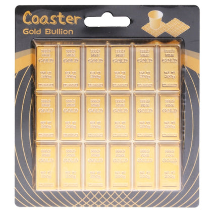 Creative Gold Bar Shaped Anti-slip Heat Insulation Mat for Dishware, Gold Bar Shaped Heat Insulation Mat