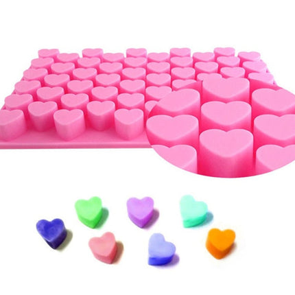 Creative Heart Shape 55-Grid Ice Cube Tray, 55 Grids Love