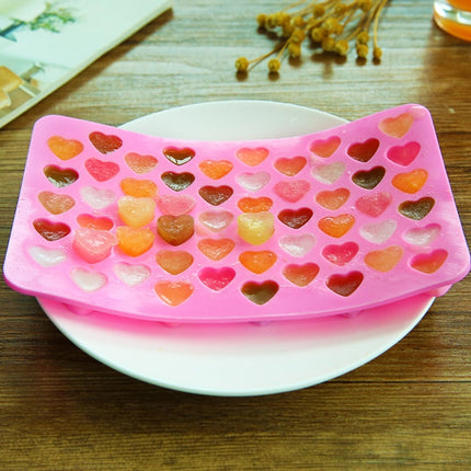 Creative Heart Shape 55-Grid Ice Cube Tray, 55 Grids Love