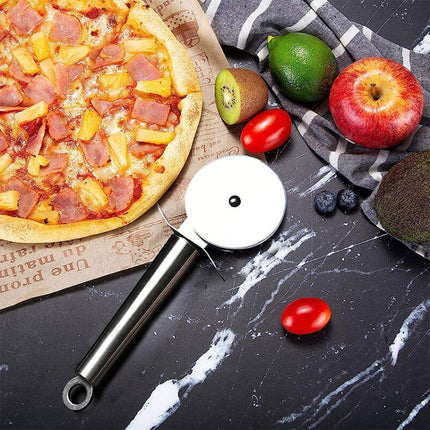 Stainless Steel Round Pizza Cutter Knife