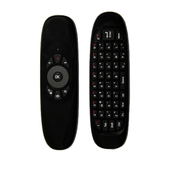 C120 T10 Fly Air Mouse 2.4GHz Rechargeable Wireless Keyboard Remote Control for Android TV Box / PC, Wireless Keyboard