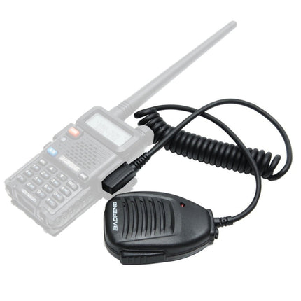 Baofeng Clip-on Speaker Microphone for Walkie Talkies, 3.5mm + 2.5mm Earphone + Mic Plug, Microphone