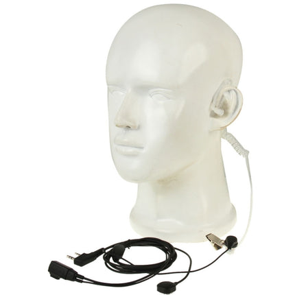Handheld Transceiver Earpiece Headset for Walkie Talkies, 3.5mm + 2.5mm Plug
