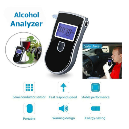 3 digitals LCD Display Breath Alcohol Tester Analyzer, AT-818