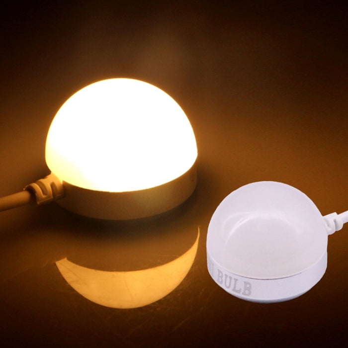 USB-2W 5V 140-150Lumens 6 LED, Warm White Light