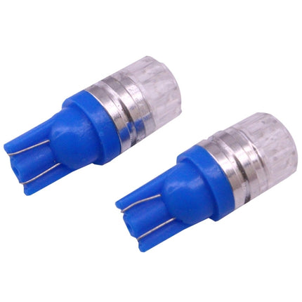 2 PCS T10 1.5W 60LM 1 LED Dark Blue COB LED Brake Light for Vehicles, DC12V