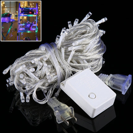 100 LEDs with End Joint & 8 Display Modes Controller for Christmas Party, AC 110V, US Plug, 100 LEDs AC 110V(Colorful Light), 100 LEDs AC 110V(White Light), 100 LEDs AC 110V(Red Light), 100 LEDs AC 110V(White Light+Blue Light)                          ...