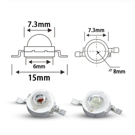 For Flashlight, Luminous Flux: 20-25lm, S-LED-5017BE, S-LED-5017G, S-LED-5017P, S-LED-5017R