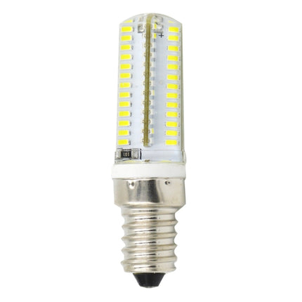 E14 5W 400LM 104 LED SMD 3014 Silicone Corn Light Bulb, AC 220V (Warm White Light), 5W
