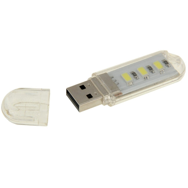 3 LED SMD 5630 1.5W USB Flash Disk Style USB Light Lamp, White Light, Green Light
