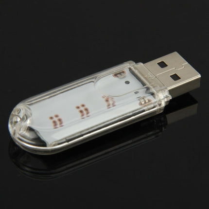 3 LED SMD 5630 1.5W USB Flash Disk Style USB Light Lamp, White Light, Green Light