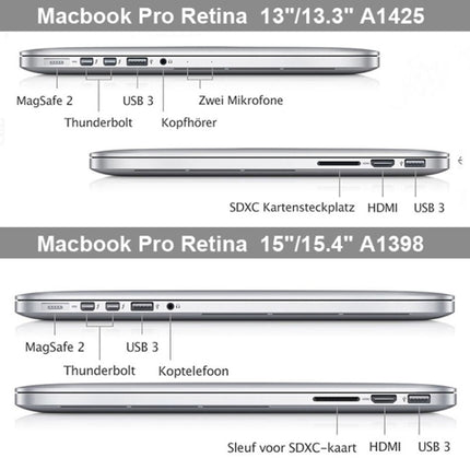 Crystal Hard Protective Case for Macbook Pro Retina 13.3 inch