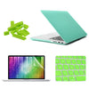 ENKAY for MacBook Pro Retina 15.4 inch (US Version) / A1398 4 in 1 Frosted Hard Shell Plastic Protective Case with Screen Protector & Keyboard Guard & Anti-dust Plugs