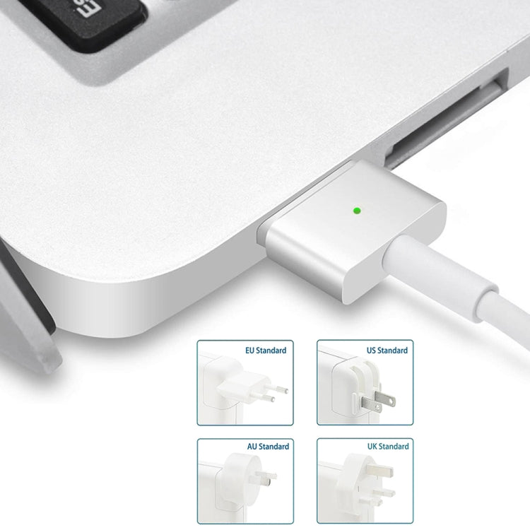 A1436 45W 14.85V 3.05A 5 Pin MagSafe 2 Power Adapter for MacBook, Cable Length: 1.6m, US Plug, 45W US Plug