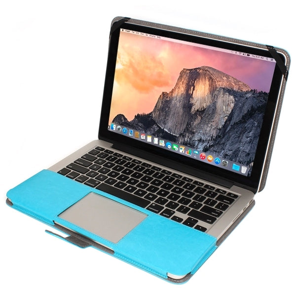 Notebook Leather Case with Snap Fastener for 15.4 inch MacBook Pro Retina