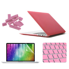 ENKAY for MacBook Air 11.6 inch (US Version) / A1370 / A1465 4 in 1 Frosted Hard Shell Plastic Protective Case with Screen Protector & Keyboard Guard & Anti-dust Plugs, For MacBook Air 11.6 inch (US Version) / A1370 / A1465