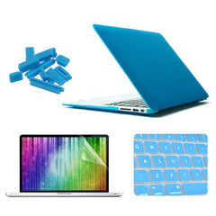 ENKAY for MacBook Air 11.6 inch (US Version) / A1370 / A1465 4 in 1 Frosted Hard Shell Plastic Protective Case with Screen Protector & Keyboard Guard & Anti-dust Plugs, For MacBook Air 11.6 inch (US Version) / A1370 / A1465