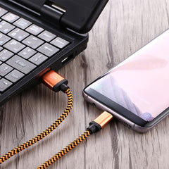 1m Woven Style USB-C / Type-C 3.1 to USB 2.0 Data Sync Charge Cable