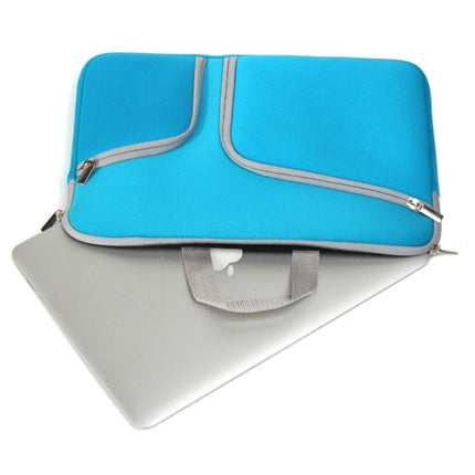 Double Pocket Zip Handbag Laptop Bag for Macbook Pro 15 inch