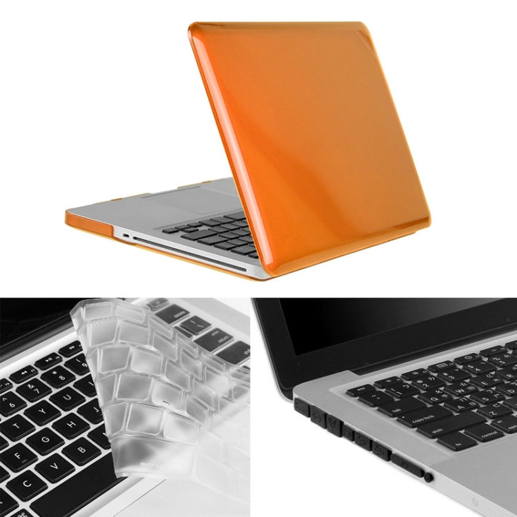 ENKAY for Macbook Pro 13.3 inch (US Version) / A1278 Hat-Prince 3 in 1 Crystal Hard Shell Plastic Protective Case with Keyboard Guard & Port Dust Plug