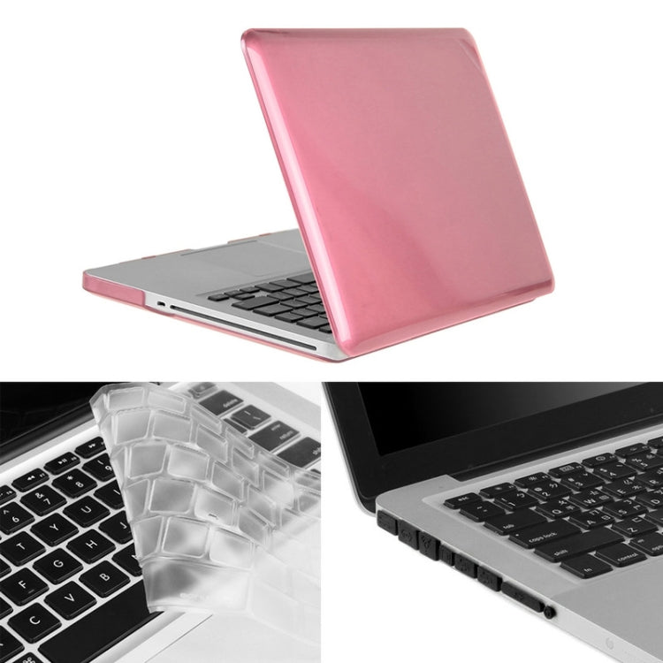 ENKAY for Macbook Pro 15.4 inch (US Version) / A1286 Hat-Prince 3 in 1 Crystal Hard Shell Plastic Protective Case with Keyboard Guard & Port Dust Plug