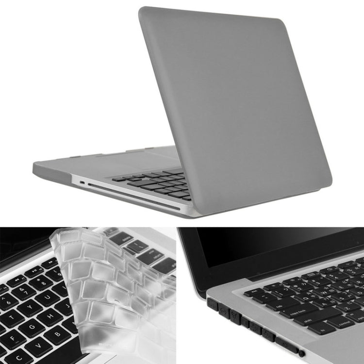 ENKAY for Macbook Pro 13.3 inch (US Version) / A1278 Hat-Prince 3 in 1 Frosted Hard Shell Plastic Protective Case with Keyboard Guard & Port Dust Plug