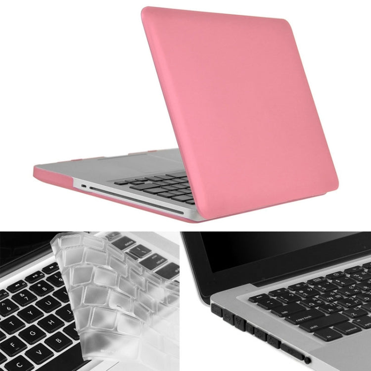 ENKAY for Macbook Pro 15.4 inch (US Version) / A1286 Hat-Prince 3 in 1 Frosted Hard Shell Plastic Protective Case with Keyboard Guard & Port Dust Plug