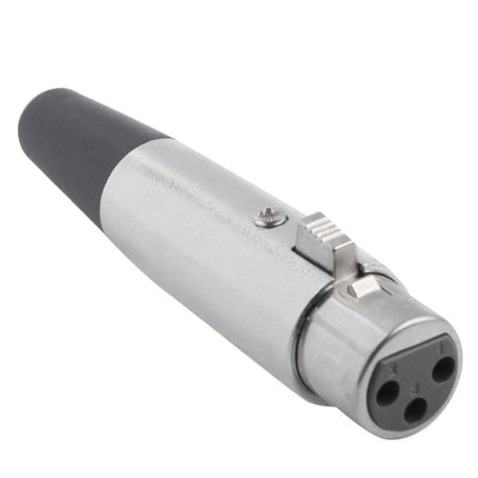 3 Pin XLR Female Plug Microphone Connector Adapter, XLR Female