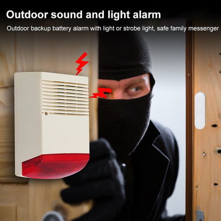 50W Outdoor High Power Wired Siren Flashlight, PA-200