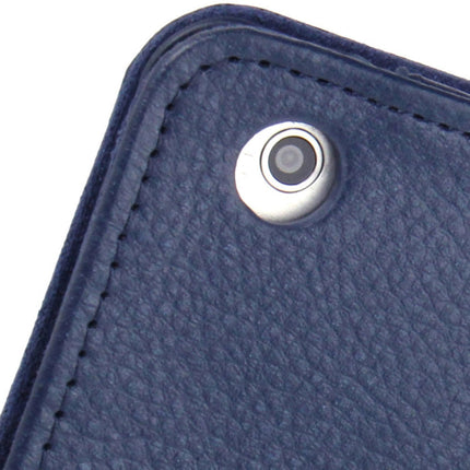 2-fold Litchi Texture Flip Leather Case with Holder Function for iPad mini / mini 2 Retina