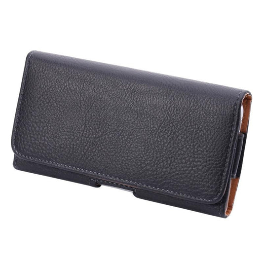 5.5 inch Horizontal Style Litchi Texture Waist Bag with Back Splint for Huawei Honor 7i / Honor 6 Plus / P8 / N3 / N2 / N1 & Sony Xperia Z5 / Z4 / Z2 / Z1