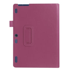 Litchi Texture Horizontal Flip Solid Color Leather Case with Holder for Lenovo TAB 2 A10-30 X30F & TAB 2 A10-70F, 10.1 inch