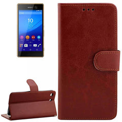 Crazy Horse Texture Horizontal Flip Leather Case with Holder & Card Slots & Wallet & Photo Frame for Sony Xperia M5 / E5603 / E5606 / E5653 / E5633 / E5643 / E5663