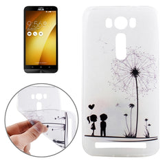 Ultrathin Flowers Pattern Soft TPU Protective Cover Case for Asus Zenfone 2 Laser / ZE500KL 5.0inch, For Zenfone 2 Laser ZE500KL