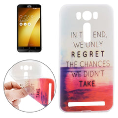 Ultrathin Flowers Pattern Soft TPU Protective Cover Case for Asus Zenfone 2 Laser / ZE500KL 5.0inch, For Zenfone 2 Laser ZE500KL