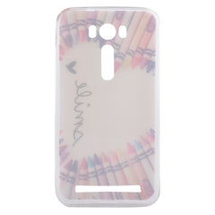 Ultrathin Flowers Pattern Soft TPU Protective Cover Case for Asus Zenfone 2 Laser / ZE500KL 5.0inch, For Zenfone 2 Laser ZE500KL