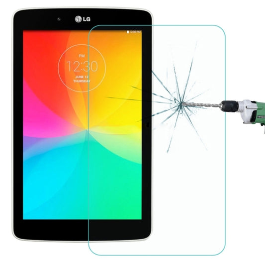 0.4mm 9H+ Surface Hardness 2.5D Explosion-proof Tempered Glass Film for LG G Tablet 7.0 / V400, For V400 （1 PC）