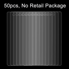 50 PCS for Huawei P8 Lite / P8 mini 0.26mm 9H Surface Hardness 2.5D Explosion-proof Tempered Glass Film, No Retail Package, 50pcs No Retail Package