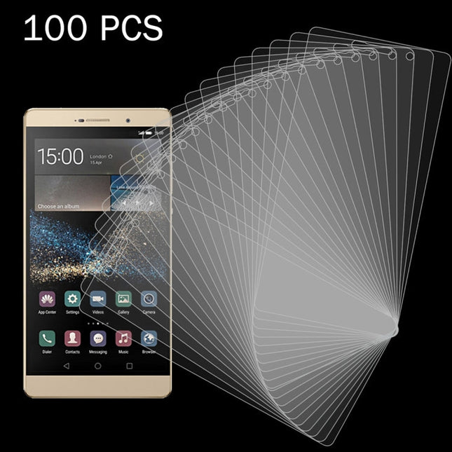 50 PCS for  Huawei P8 Max 0.26mm 9H Surface Hardness 2.5D Explosion-proof Tempered Glass Film, No Retail Package, For Huawei P8 Max (100 PCS)