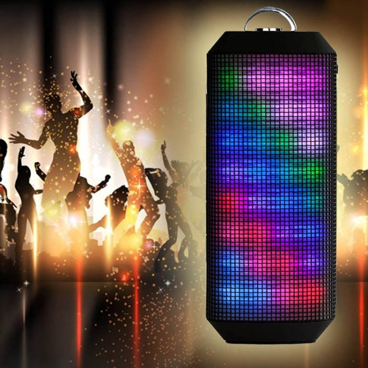 YM-339 2 x 5W Bluetooth Speaker with LED Lights, Support TF Card