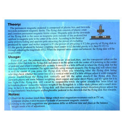 Magic UFO Magnetic Floating Flying Suspensible Saucer Disk Amazing Toy, Magic UFO