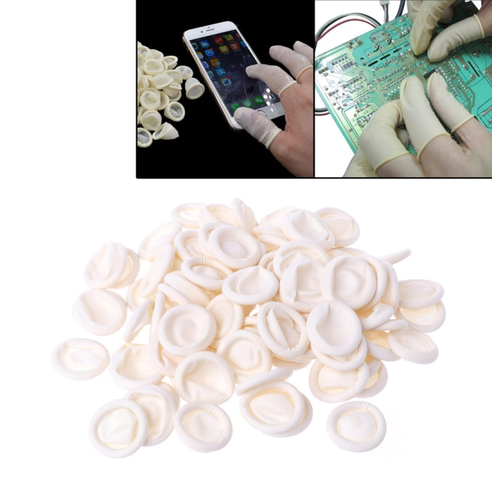 50pcs/bag Latex Anti-static Finger Cot, 2x6cm