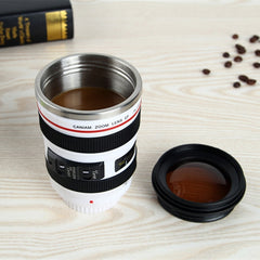 400ML Camera Lens Cup Mug Caniam EF 24-105mm F4 Filter Cup for Coffee Milk Water as Gift, 400ML, Camera Lens Cup