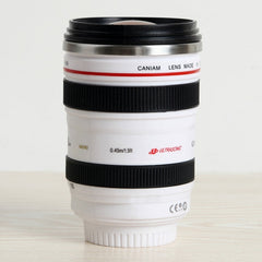 400ML Camera Lens Cup Mug Caniam EF 24-105mm F4 Filter Cup for Coffee Milk Water as Gift, 400ML, Camera Lens Cup