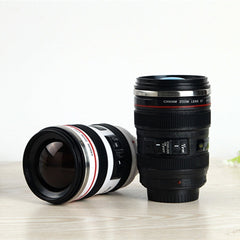 400ML Camera Lens Cup Mug Caniam EF 24-105mm F4 Filter Cup for Coffee Milk Water as Gift, 400ML, Camera Lens Cup