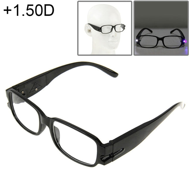 UV Protection White Resin Lens Reading Glasses with Currency Detecting Function, +1.50D, +2.50D, +3.50D, +4.00D