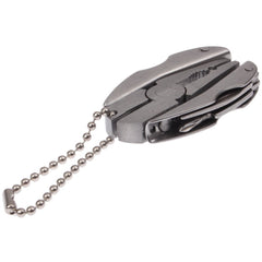 Mini Multi-functional Stainless Steel Pliers Tongs Cutter Knife Tool Kit Key Chain