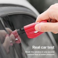 2 in 1 Car Emergency Hammer / Key Chain / Knife Broken Glass Portable Tool, 2 in 1 Black, 2 in 1 Red, 2 in 1 Yellow