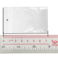 100x 4.5 inch Zip Lock Plastic Poly Bag, Size: 12.5 x 7.3cm (100pcs in one package, the price is for 100pcs)